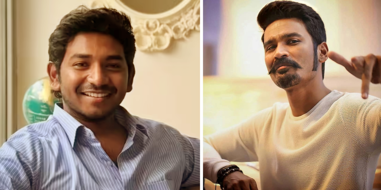 Dhanush teasing Ken Karunas at Youth movie launch event viral speech