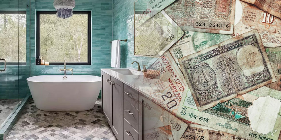 Bathroom vastu bucket color impact on wealth