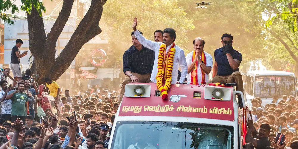 தேர்தல் பிரசாரத்தில் விஜய்