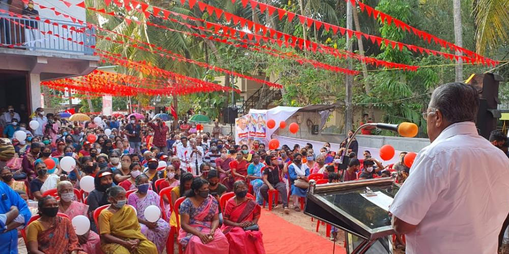பினராயி விஜயன் தேர்தல் பிரச்சாரம்