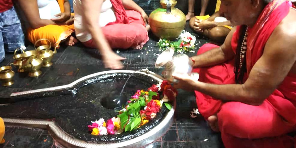 ஷ்ரவண மேளா திருவிழாவில் திரண்ட பக்தர்கள்