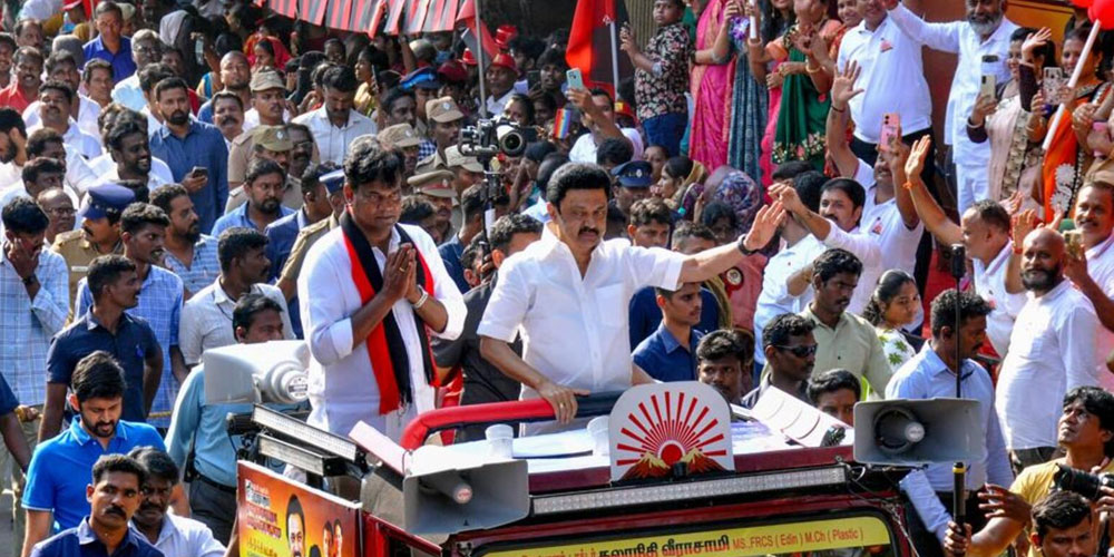 மு.க. ஸ்டாலின் தேர்தல் பிரச்சாரம்