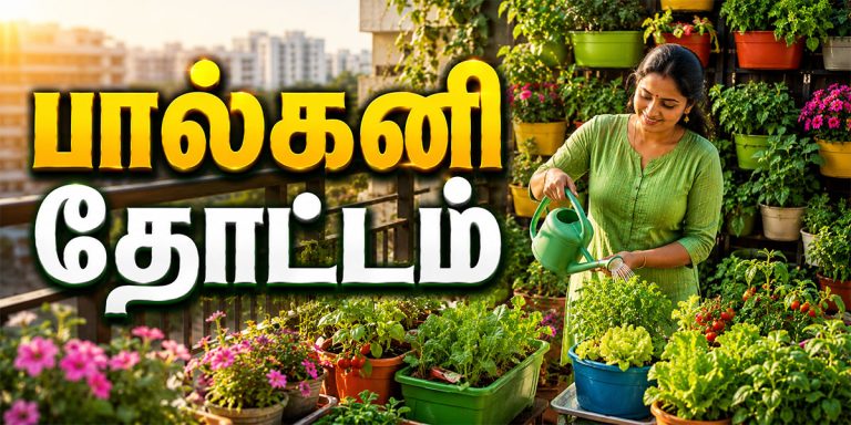 alcony Gardening Guide பால்கனி தோட்டம் அமைக்கும் வழிகள்