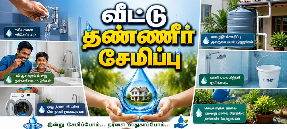 Water-Saving Methods home water conservation
