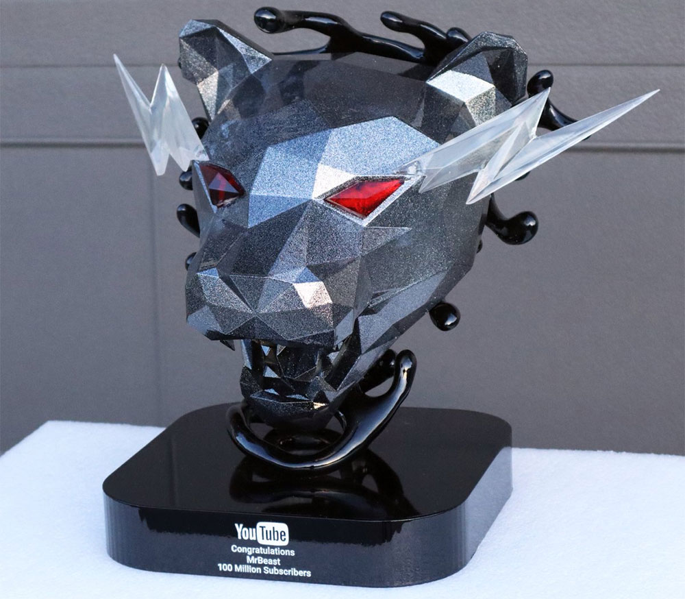 MrBeast Custom Play Button