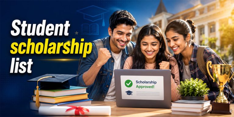 Student Scholarship List மாணவர் உதவித்தொகை பட்டியல்