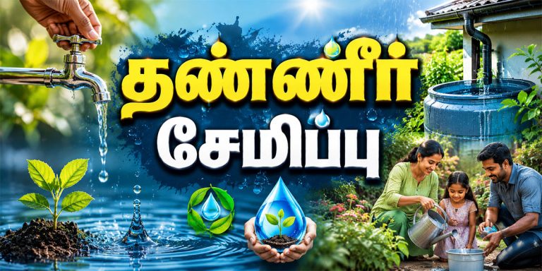 Water-Saving Methods தண்ணீர் சேமிப்பு வழிகள்